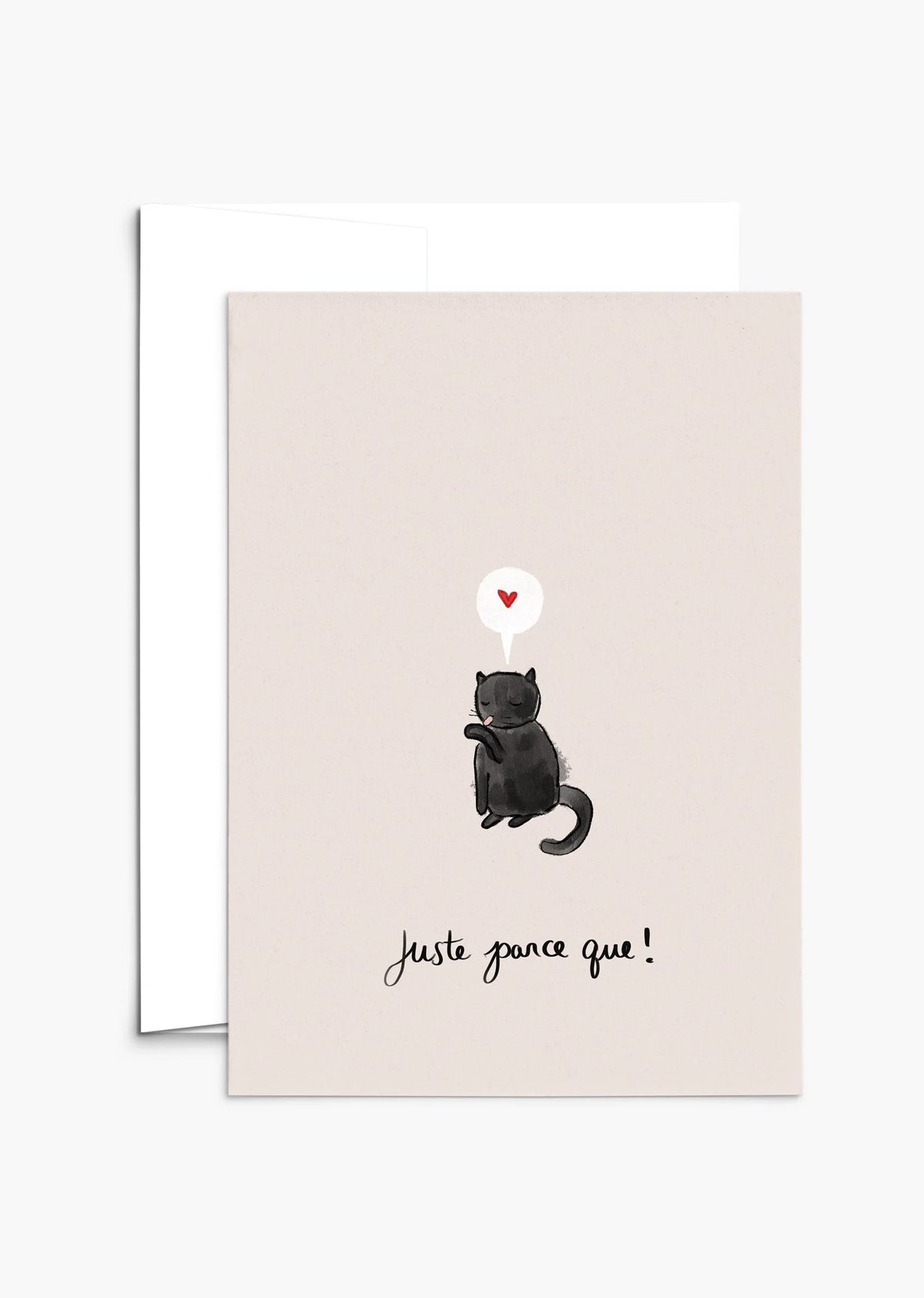 Carte Juste parce que - Mimi & August