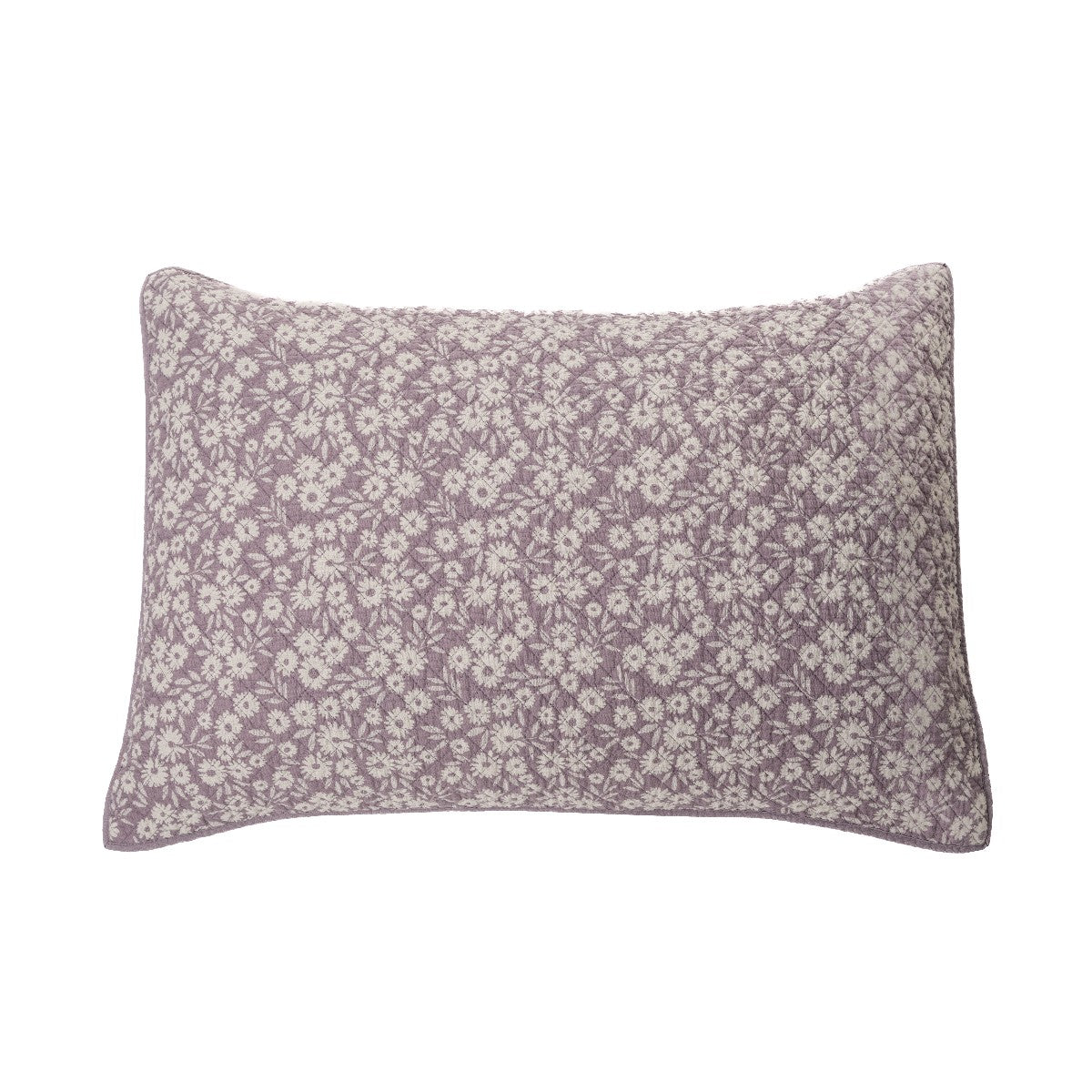 Maggie-Lavender decorative pillowcase with small flowers
