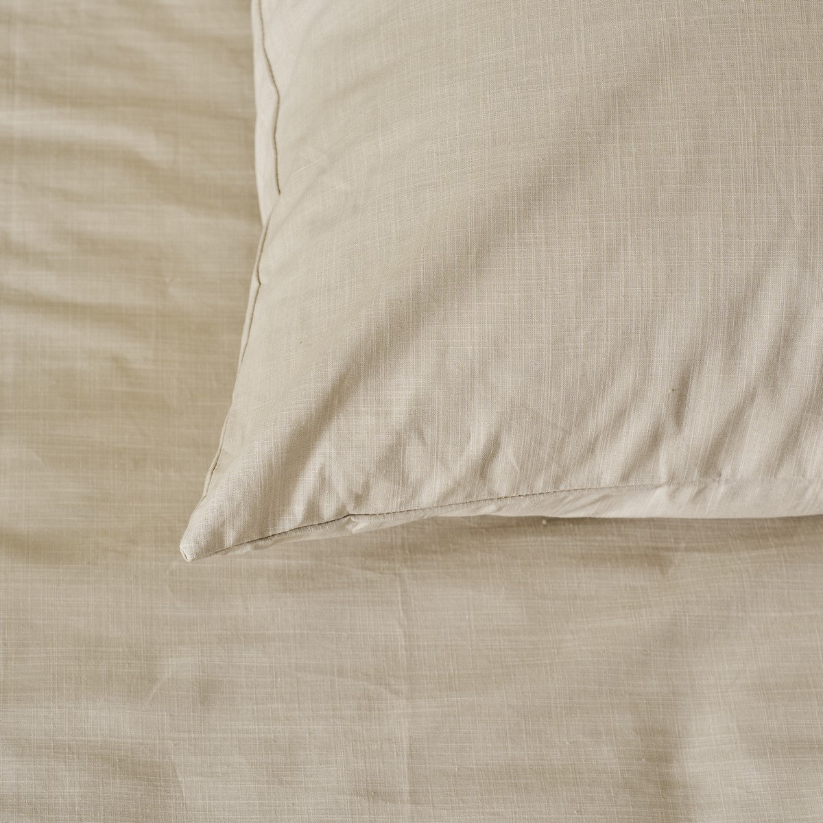 Nita - Solid sand duvet cover
