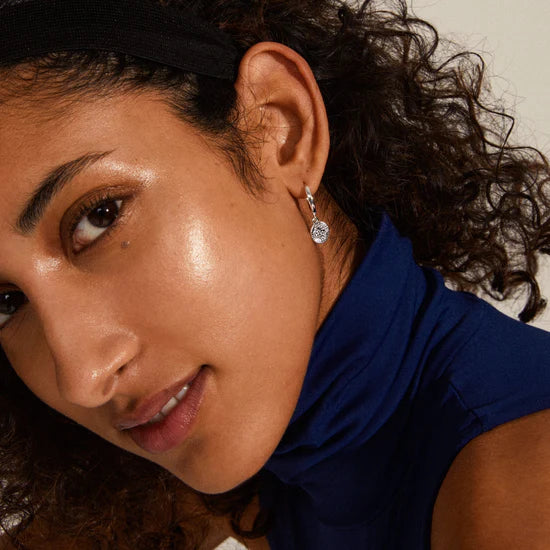 NOMAD Hoop Earrings - Silver Plated