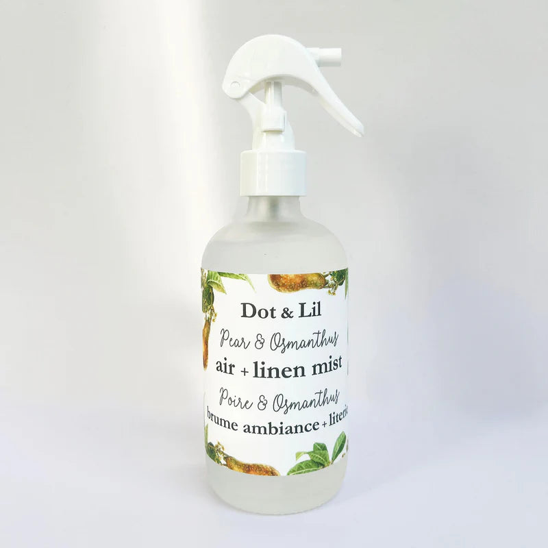 Room mist & bedding - Peony & olive leaf