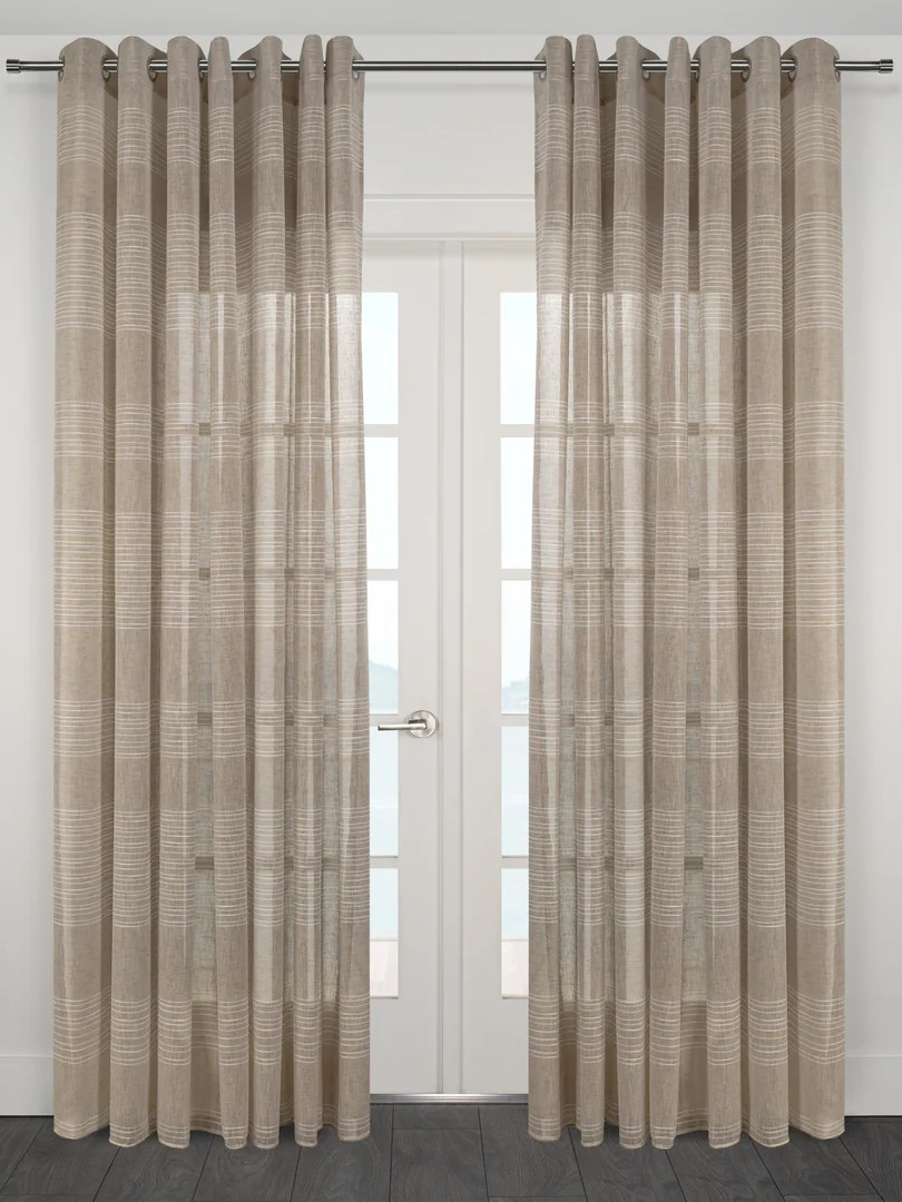 Mykonos Curtain - Taupe