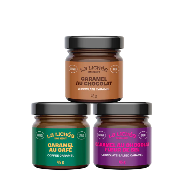 Trio of chocolate-coffee caramels - La Lichée