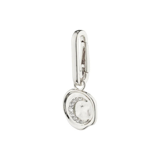 CHARM moon pendant - silver plated