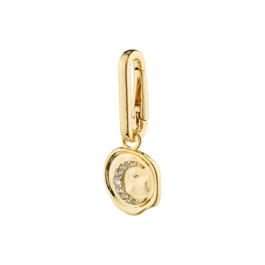 CHARM moon pendant - gold plated
