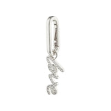 CHARM pendentif love recyclé - plaqué argent