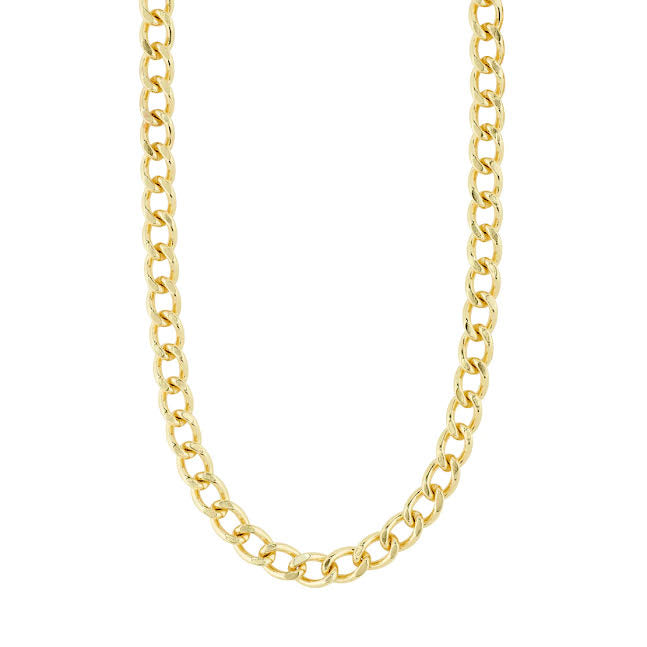 CHARM collier recyclé - plaqué or