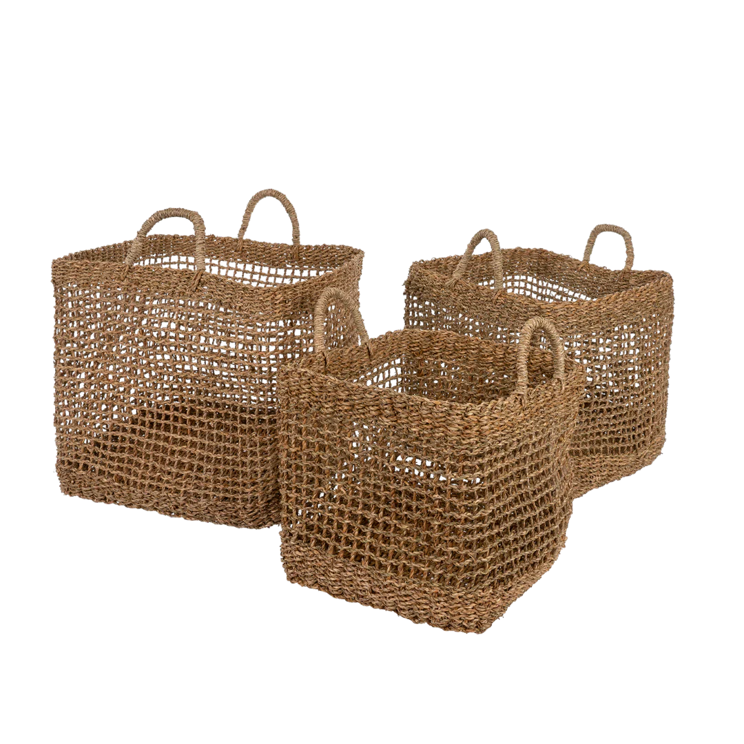 Panier en osier avec poignées - Costa