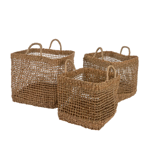 Panier en osier avec poignées - Costa