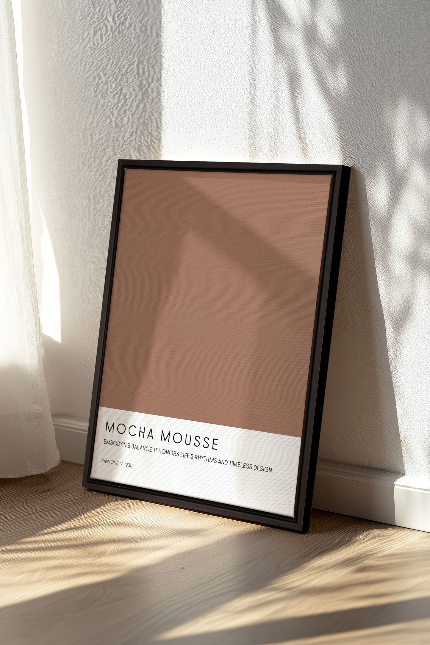 MOCHA MOUSSE, Oeuvre sur toile étirée