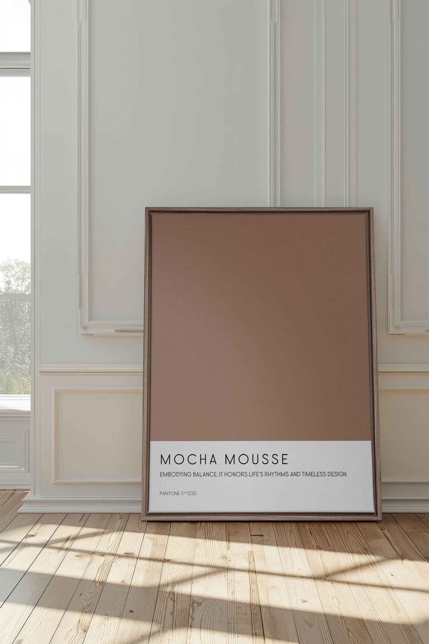 MOCHA MOUSSE, Oeuvre sur toile étirée