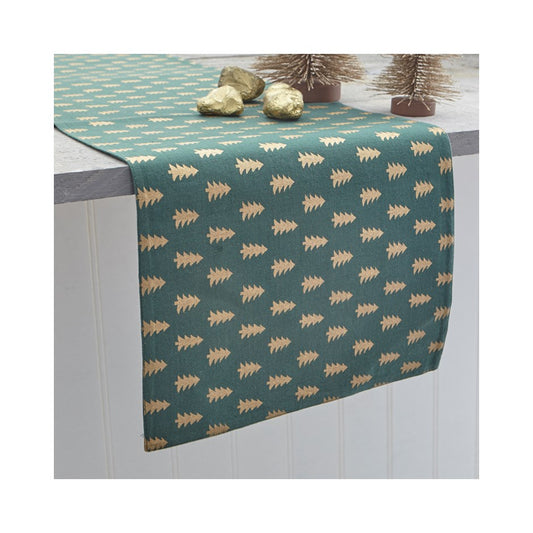 Table runner - Golden fir tree