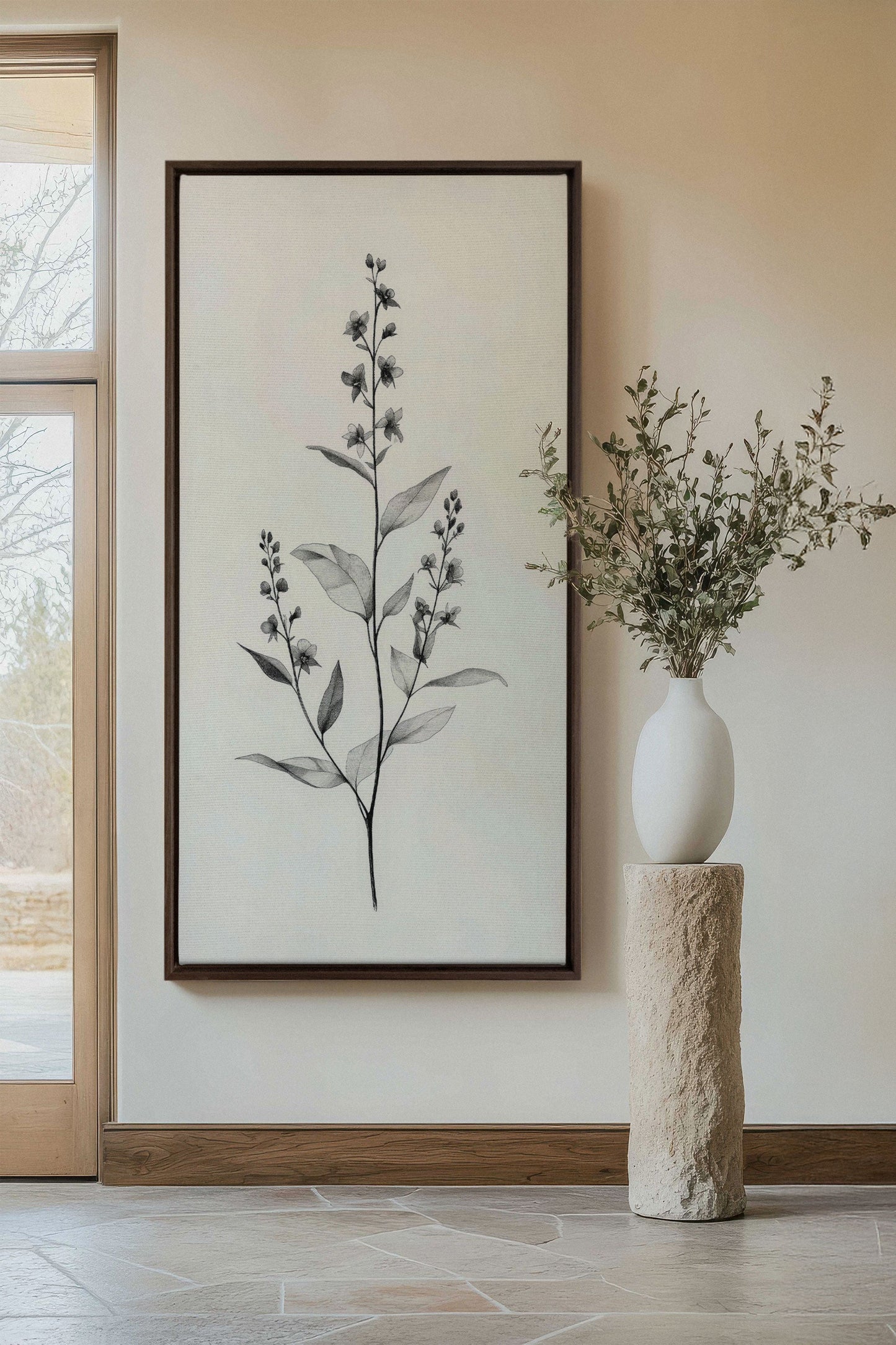NATURE'S SKETCH, Oeuvre sur toile étirée