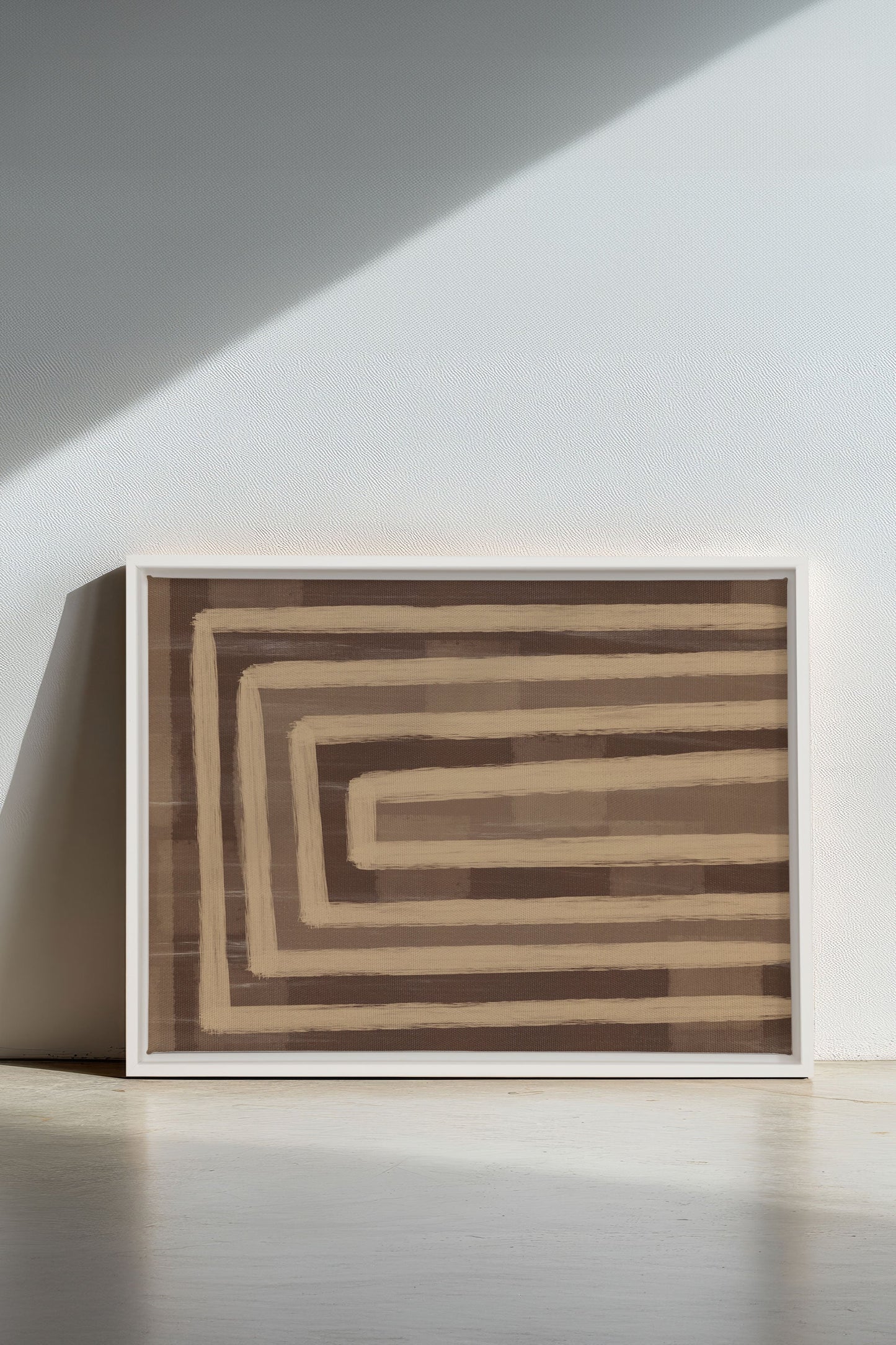 GOLDEN MAZE, Oeuvre sur toile étirée