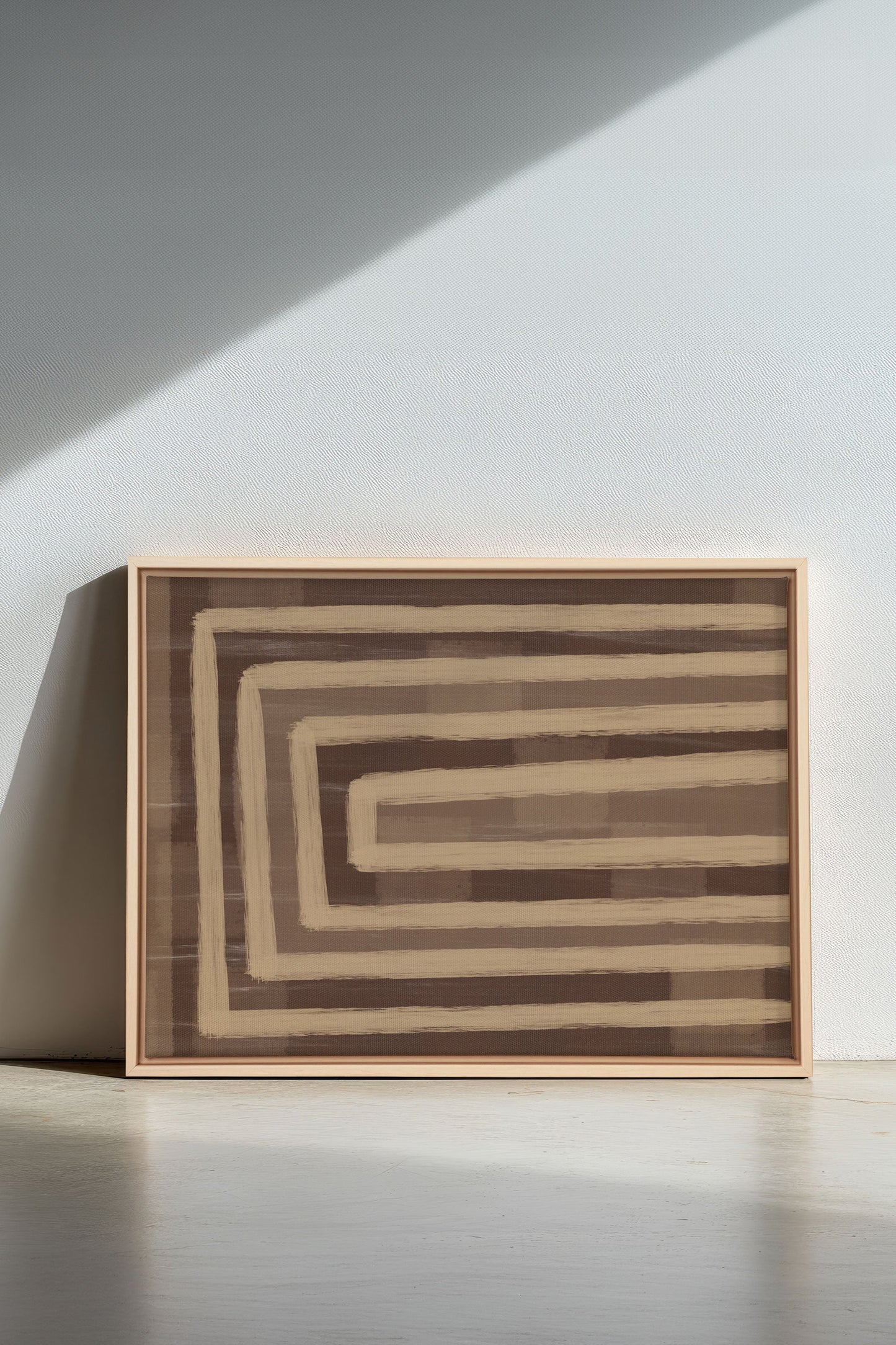 GOLDEN MAZE, Oeuvre sur toile étirée