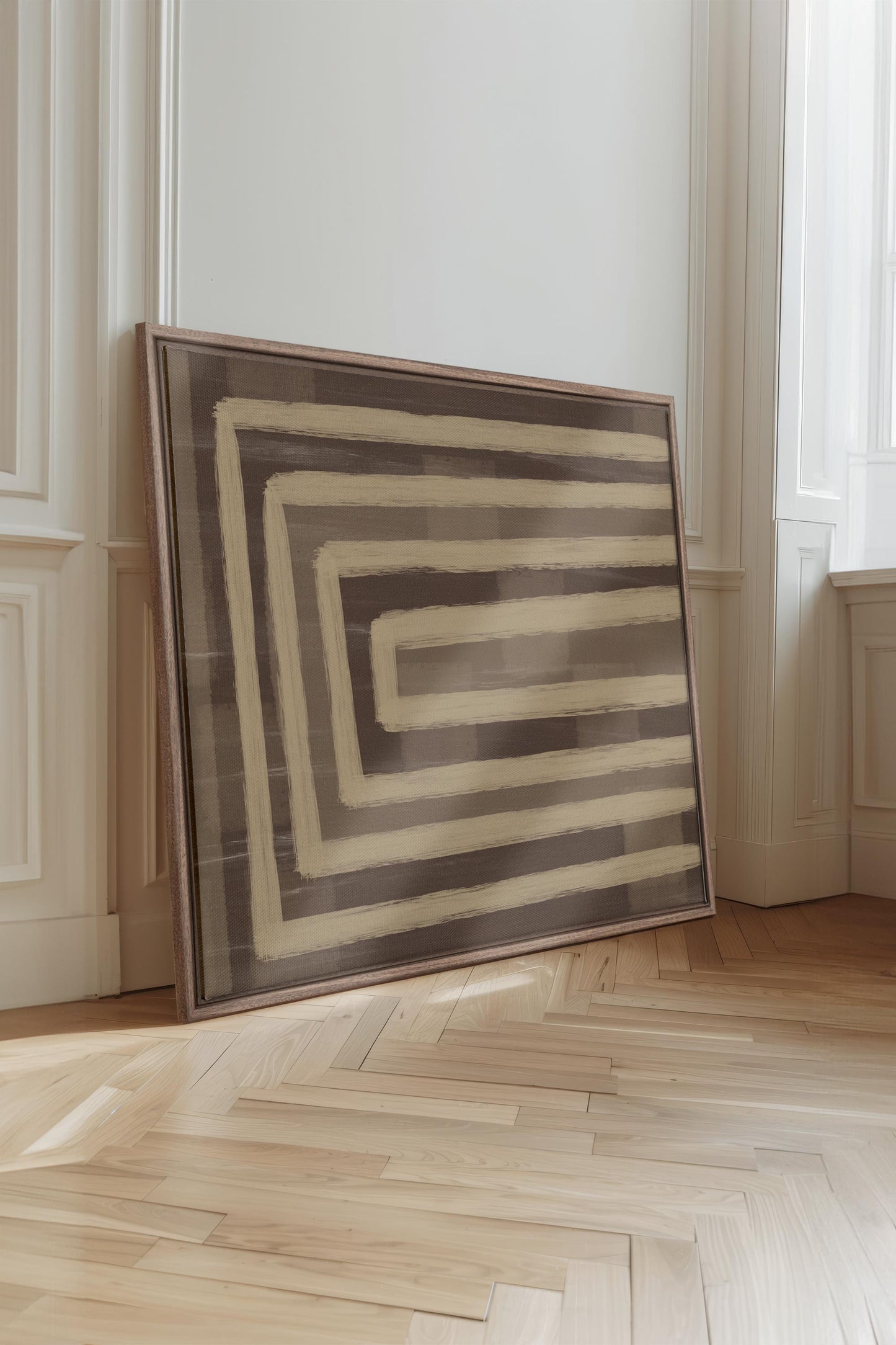 GOLDEN MAZE, Oeuvre sur toile étirée