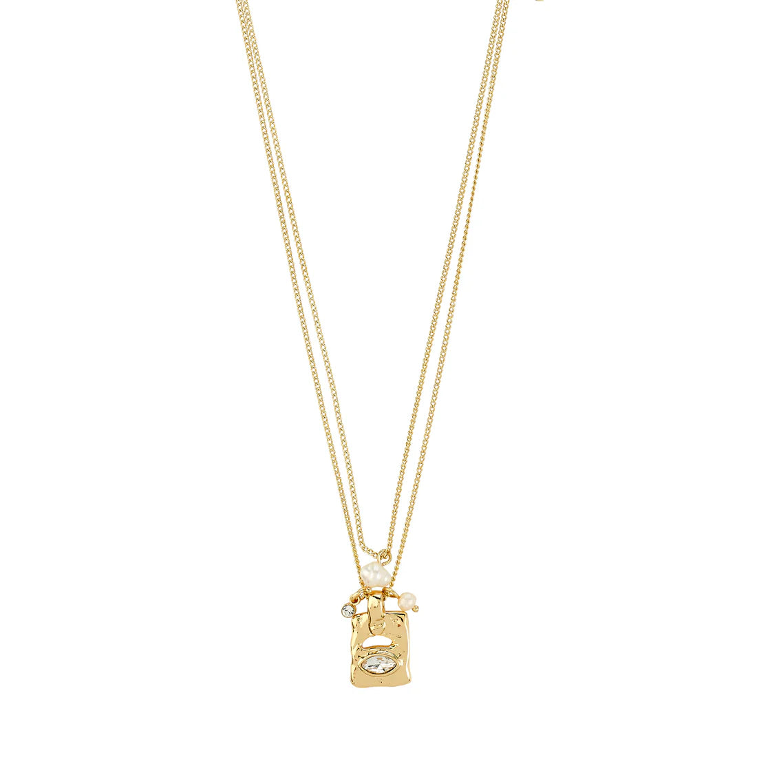 FIRE 2-in-1 Crystal Pendant Necklace