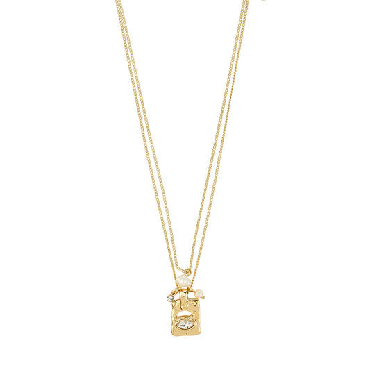 FIRE 2-in-1 Crystal Pendant Necklace