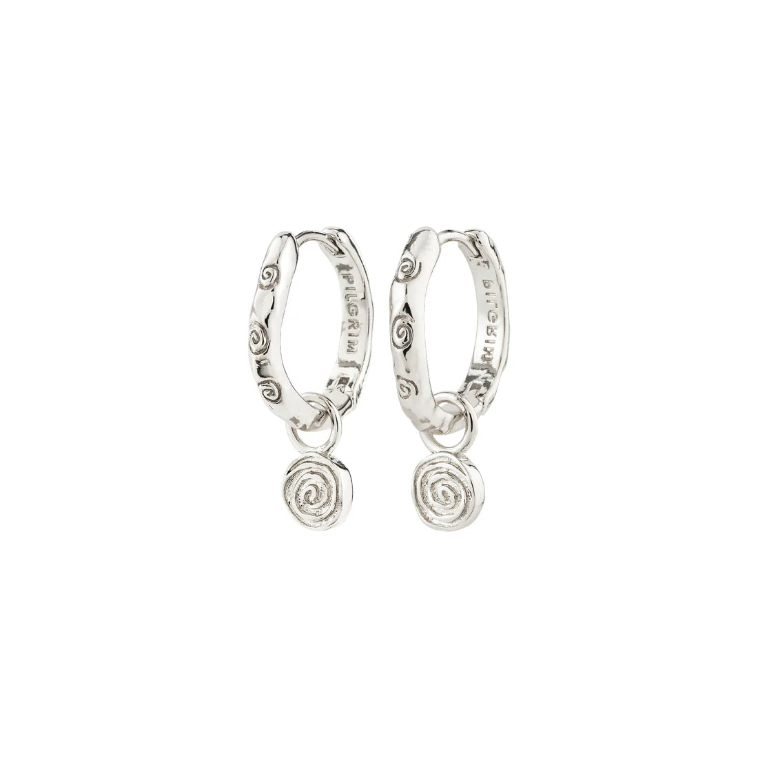 FIRE Spiral Drop Earrings