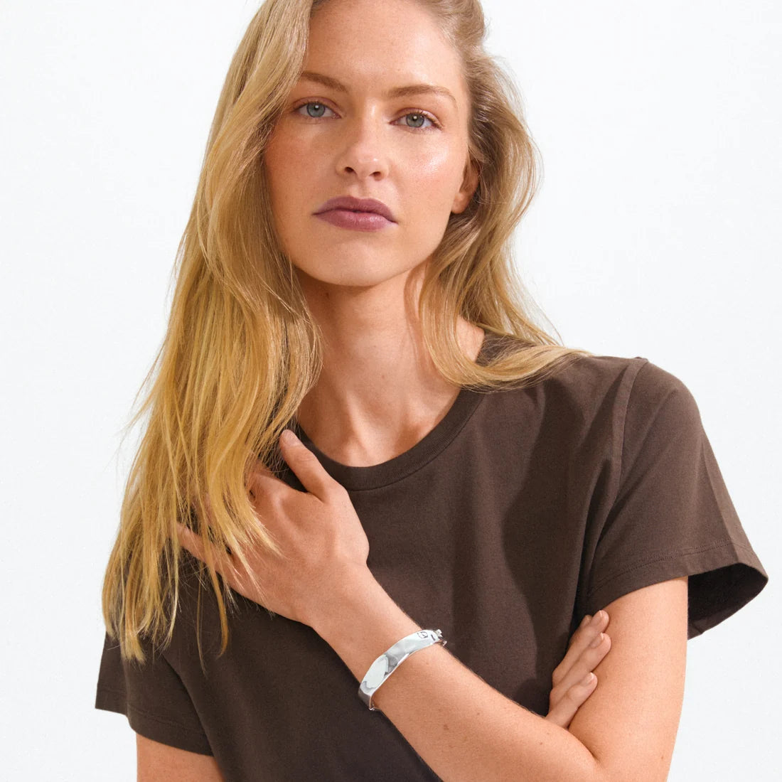 Bracelet Rigide NOW Pilgrim - Argent