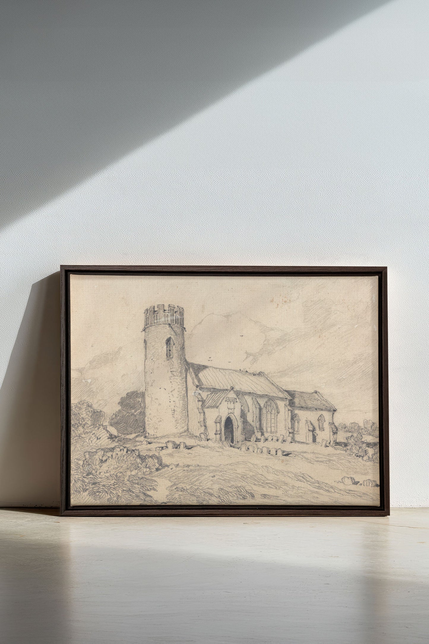TOUR SOLITAIRE, Oeuvre sur toile étirée
