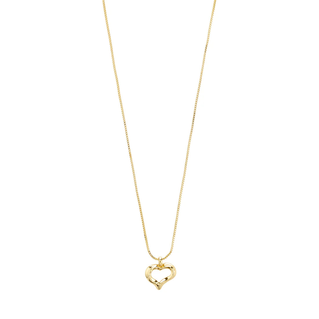 IRIS Heart Pendant Necklace