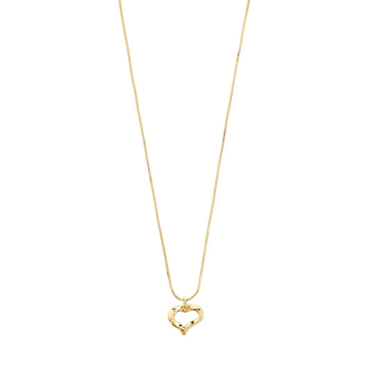 IRIS Heart Pendant Necklace