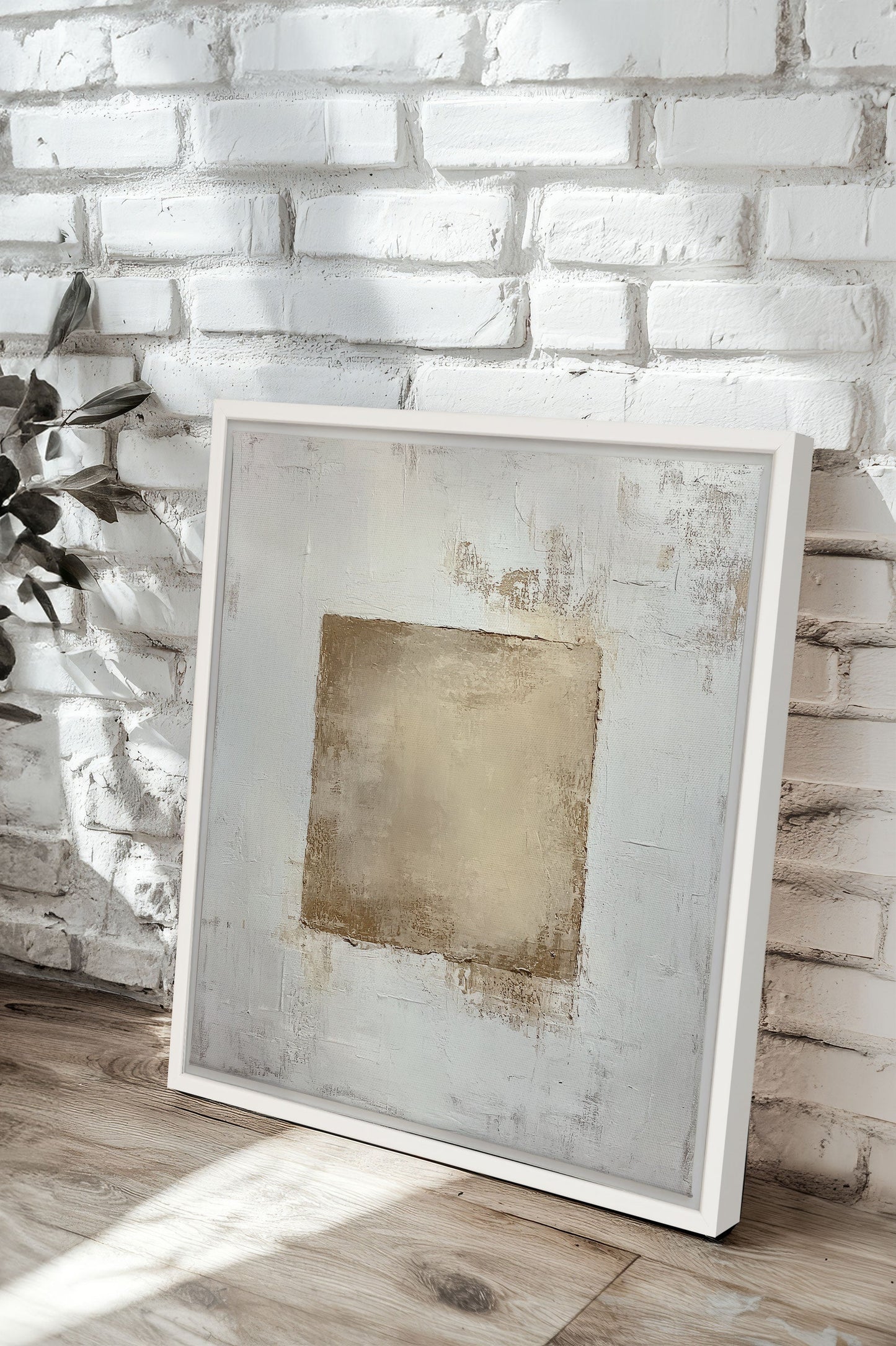 GOLDEN TEXTURE, Oeuvre sur toile étirée