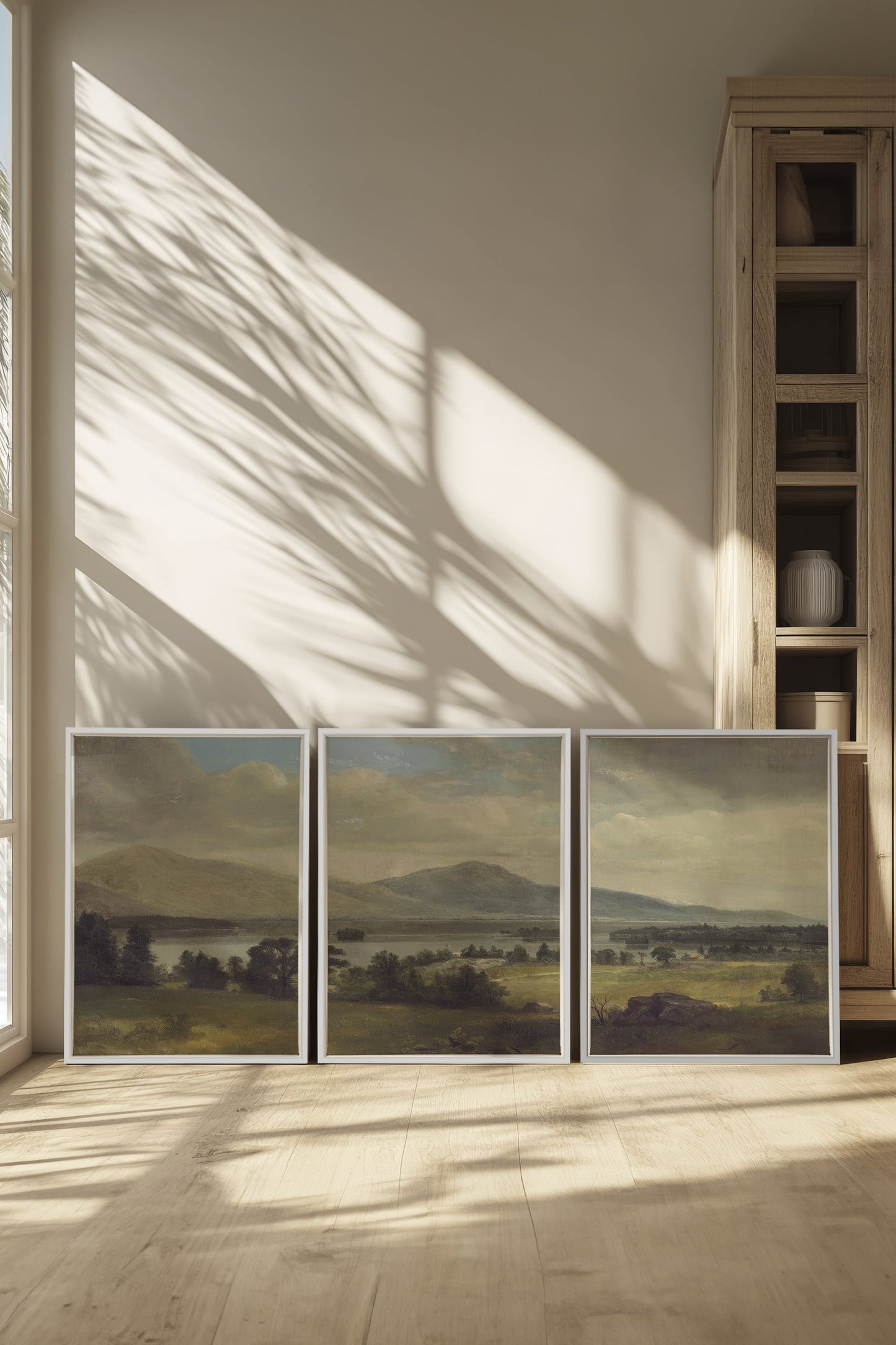 TRIO DES SAISONS DOUCES (3 Oeuvres sur toile étirée)