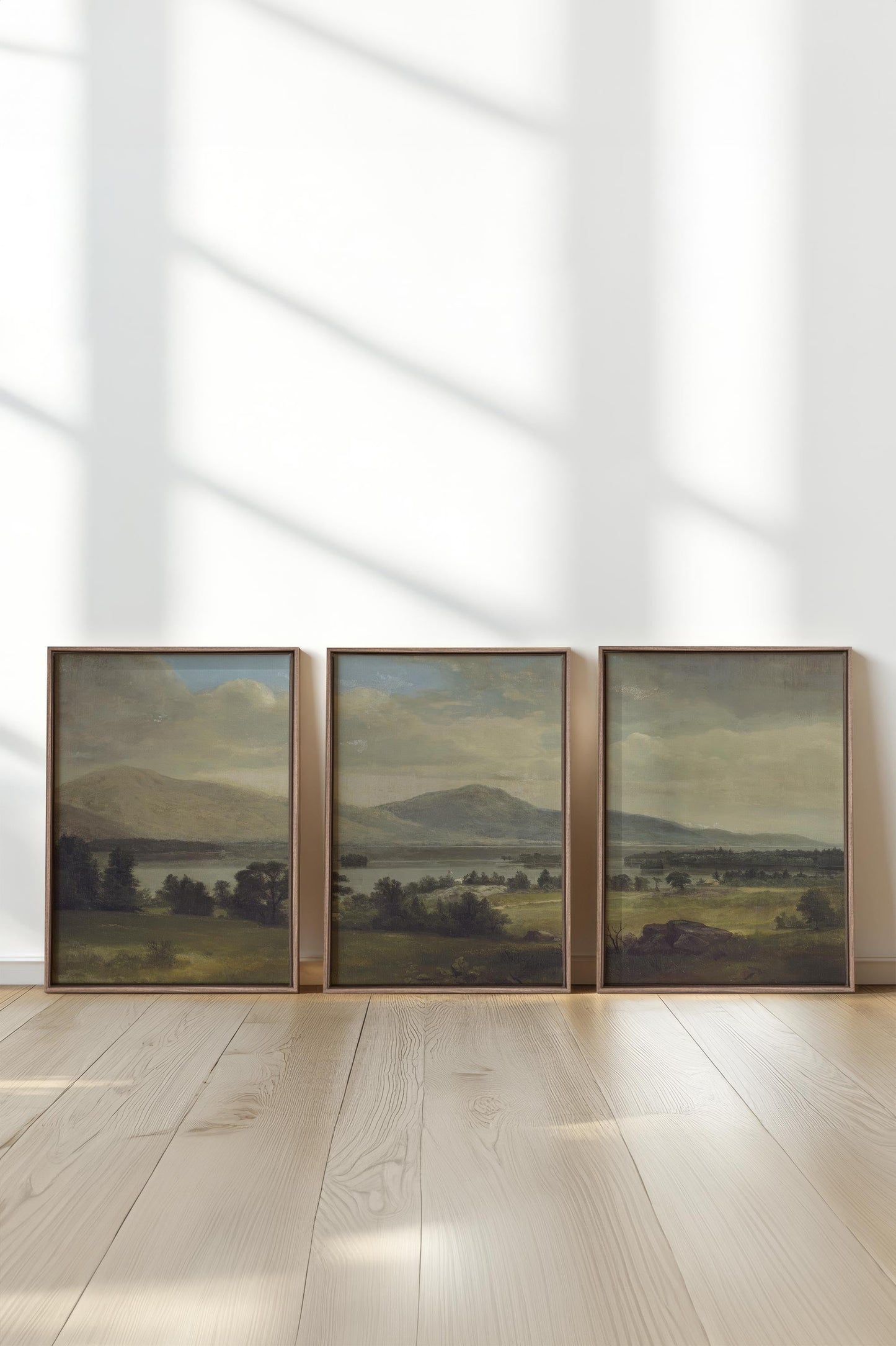 TRIO DES SAISONS DOUCES (3 Oeuvres sur toile étirée)