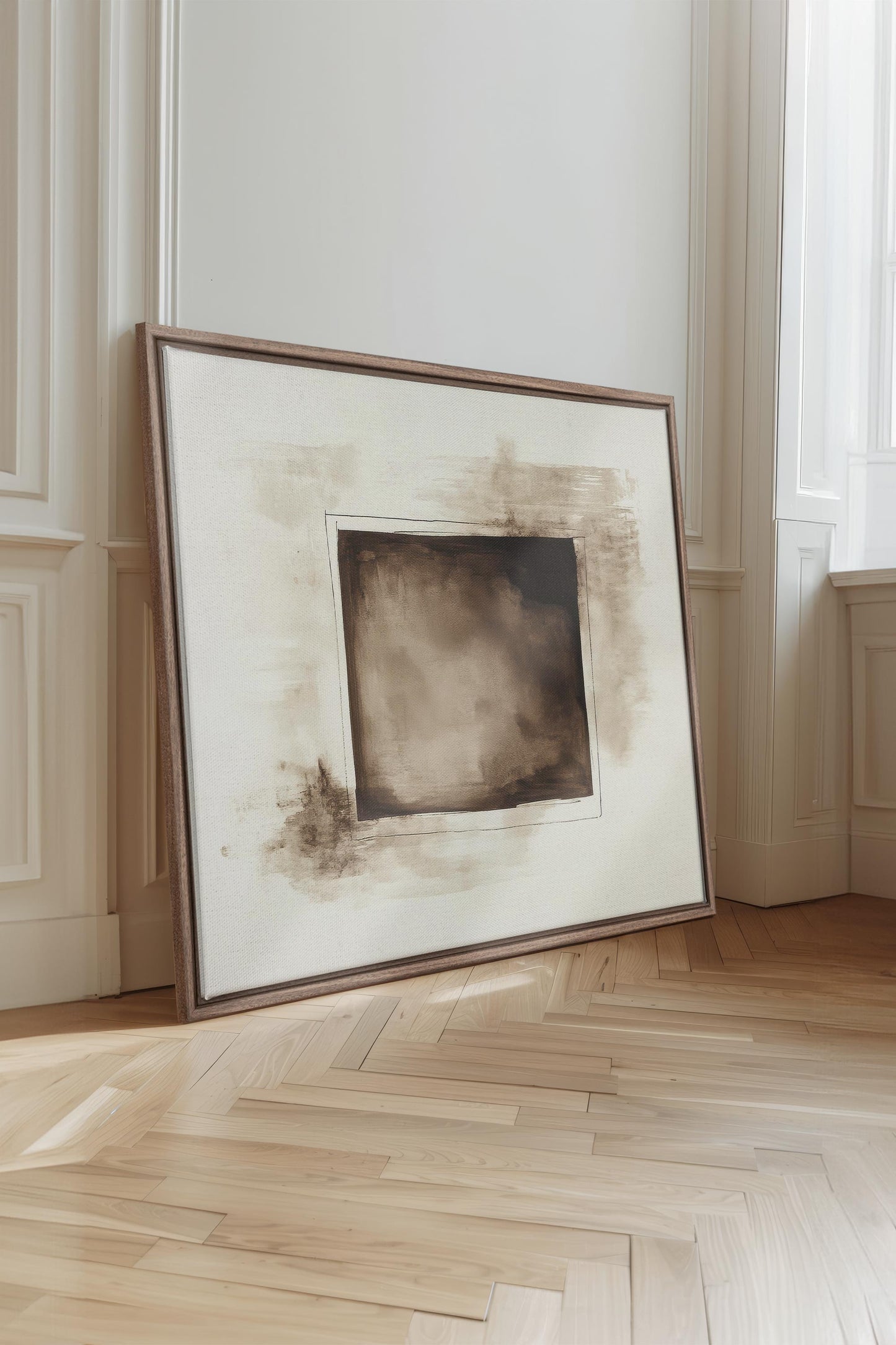 WINDOW TO THE PAST, Oeuvre sur toile étirée