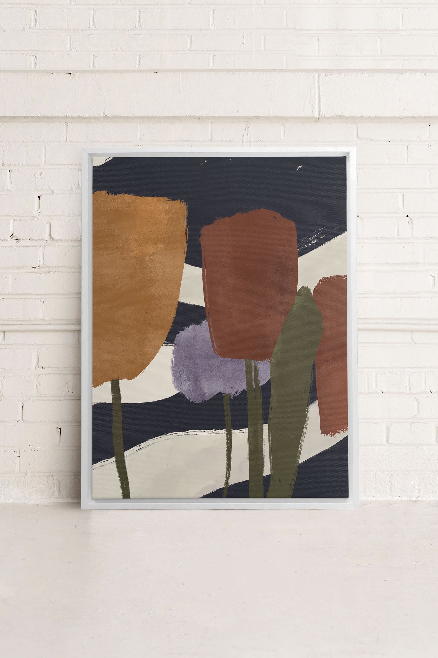 FLORAISONS, Oeuvre sur toile étirée