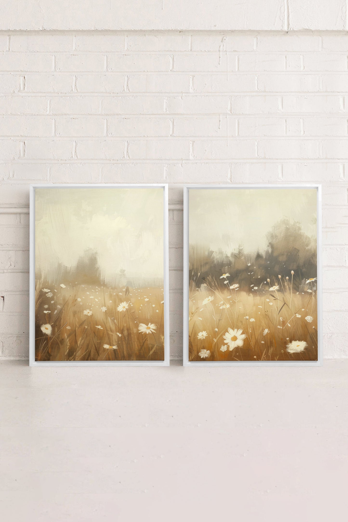COMBINAISON DAISY BREEZE (2 Oeuvres sur toile étirée)
