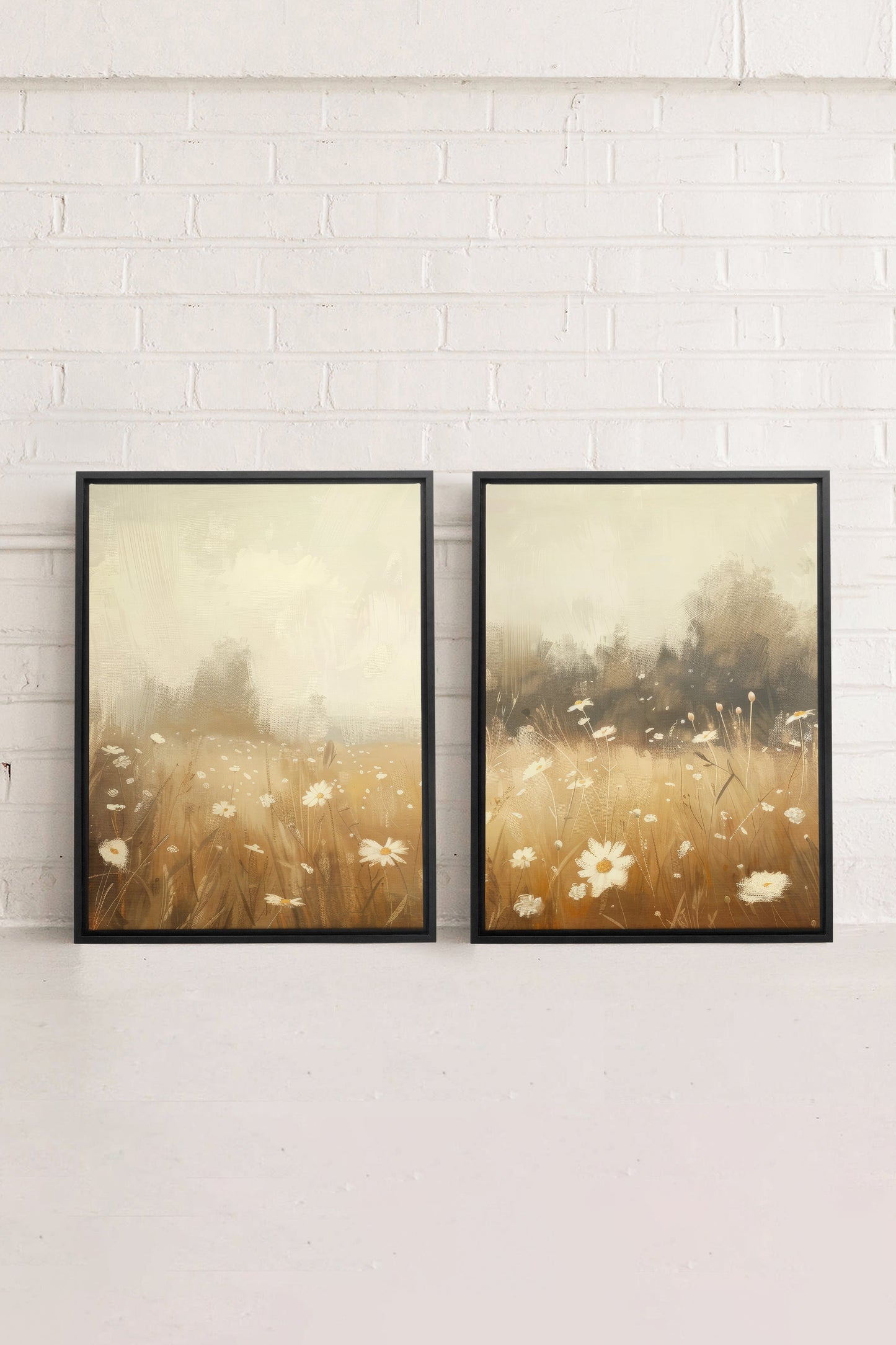 COMBINAISON DAISY BREEZE (2 Oeuvres sur toile étirée)