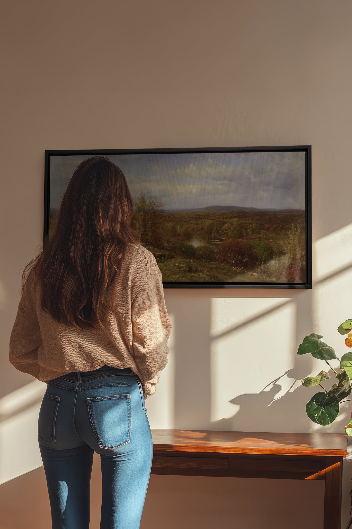 COUNTRYSIDE GLOW, Oeuvre sur toile étirée