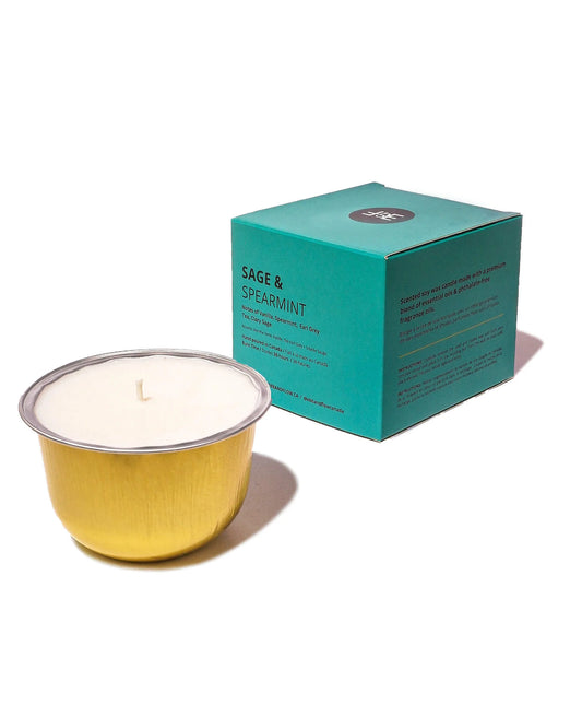 Recharge de bougie CandlePod – Sauge & Menthe verte