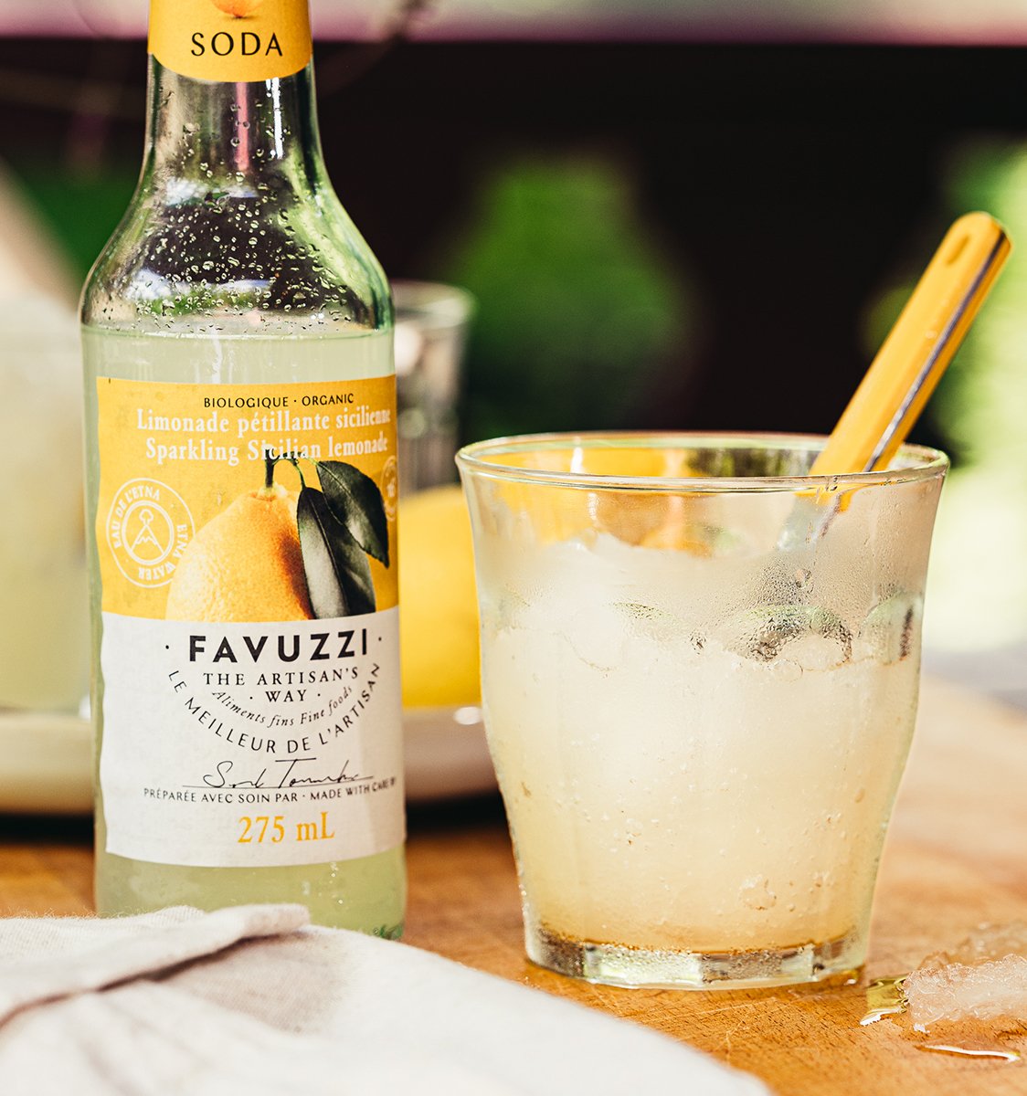 Limonade pétillante sicilienne