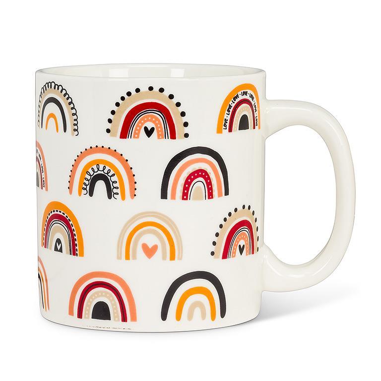 Large Bohemian Rainbow Mug