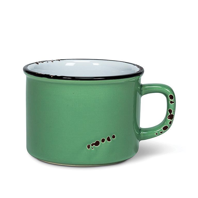 Tasse à cappuccino Enamel - Vert
