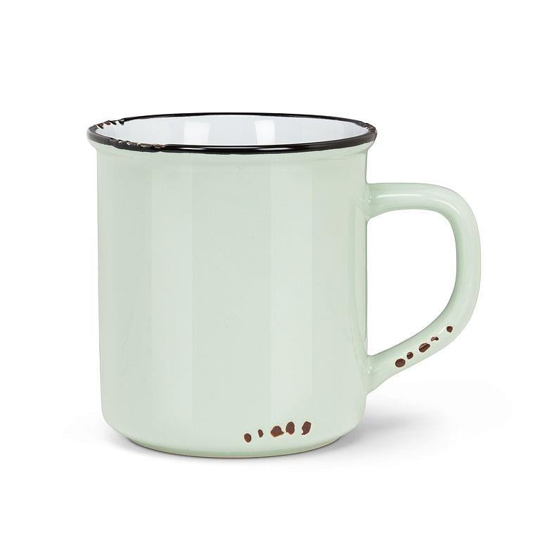 Enamel Coffee Mug - Pink