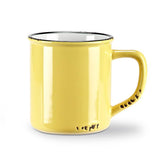 Enamel Coffee Mug -Yellow