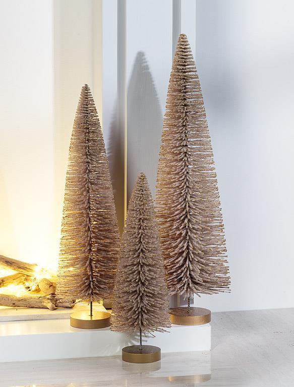 Sapin taupe pailleté - Petit