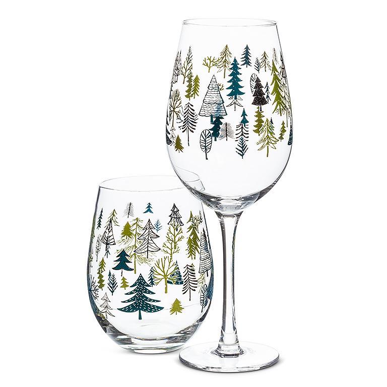 Verre a vin sans pied - foret