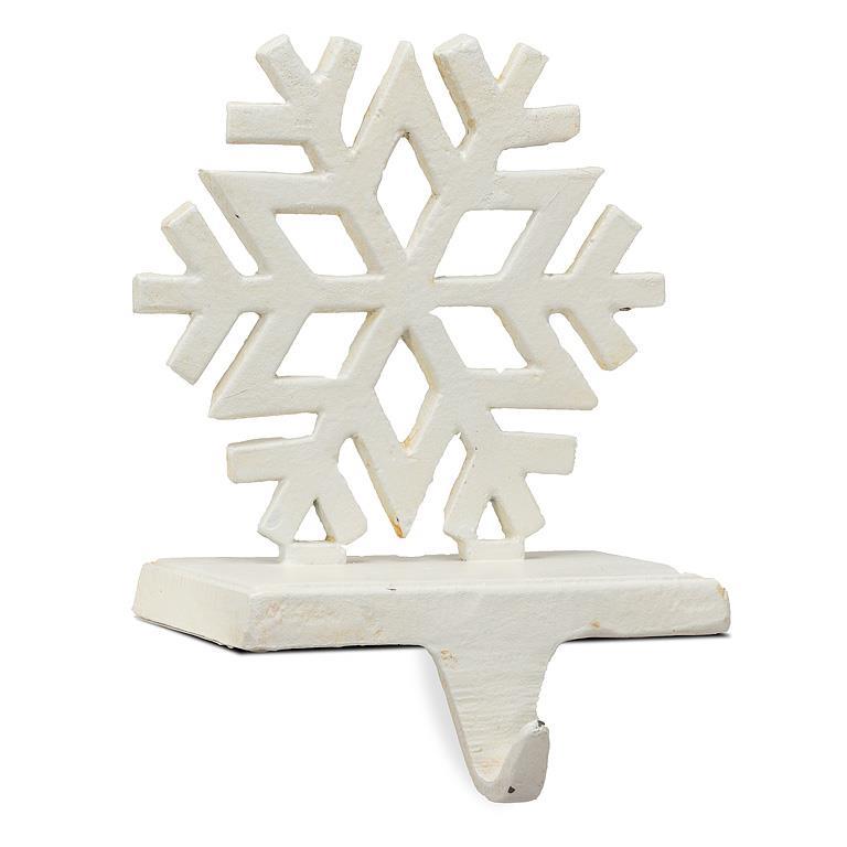 Support à bas de Noël -  Flocon de neige