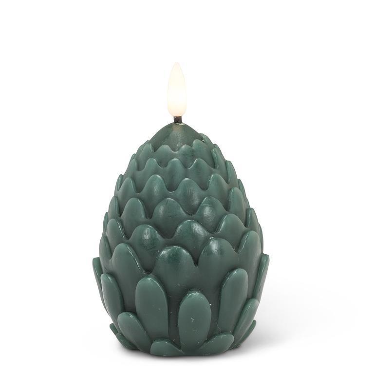 Bougie en Pomme de Pin - Petite LED