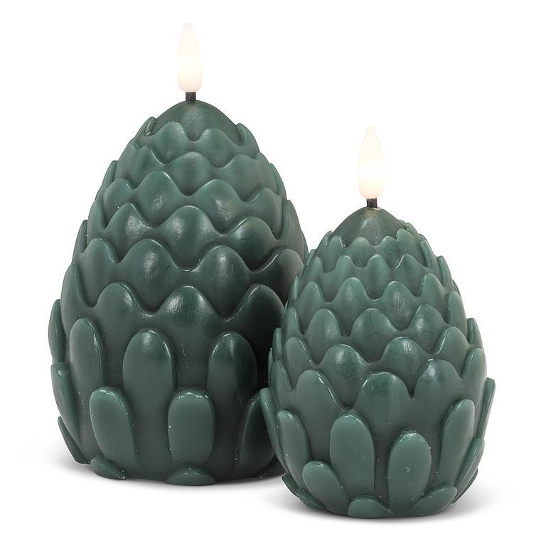 Bougie en Pomme de Pin - Grande LED