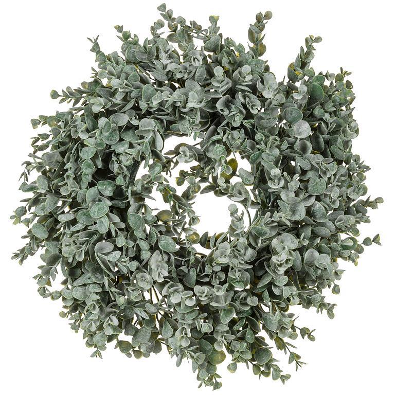 Couronne de Buis Givré - 14"