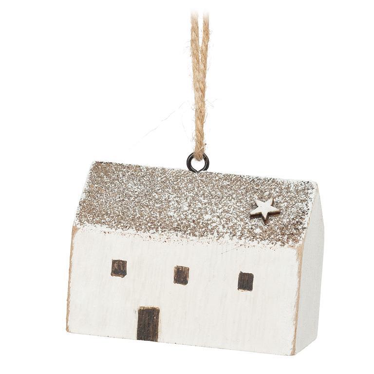 Ornement maison avec étoile