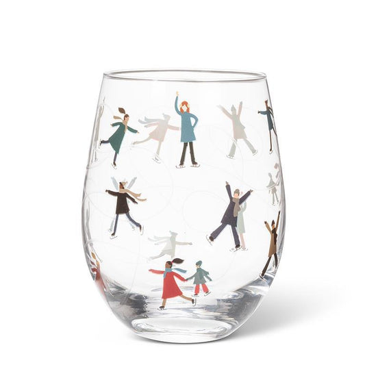 Stemless wine glass - Skaters