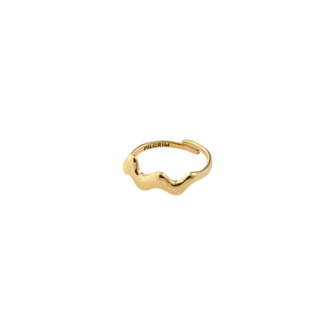 LARKIN Bague ondulée recyclée